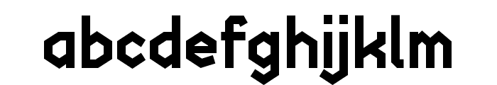 Hexaplex-Regular Font LOWERCASE