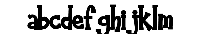 Hey Alfred Bold Font LOWERCASE