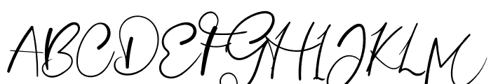 Hey Autography Font UPPERCASE