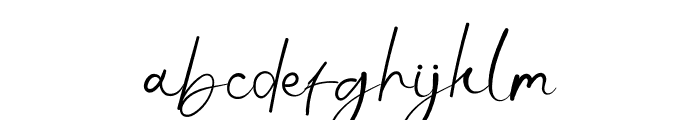 Hey Autography Font LOWERCASE