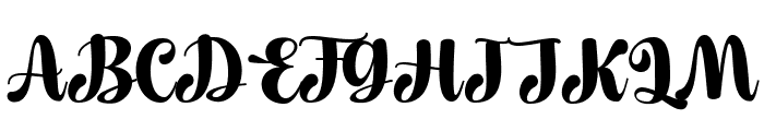 Hey Boho Regular Font UPPERCASE