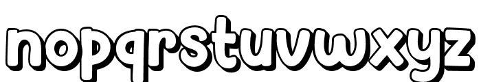 Hey Comic Extrude Font LOWERCASE