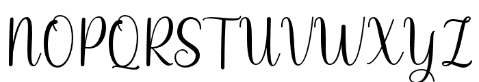 Hey Girl Script Regular Font UPPERCASE