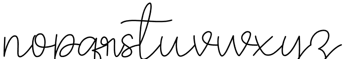 Hey Signature Font LOWERCASE