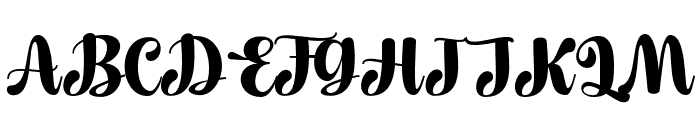 HeyBoho-Regular Font UPPERCASE