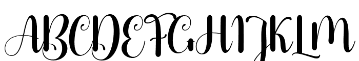 HeyBoho Font UPPERCASE