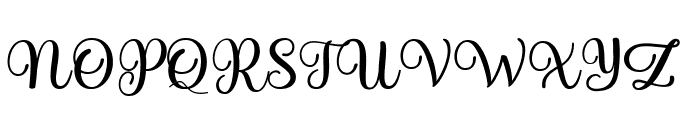 HeyCalligraphy Font UPPERCASE