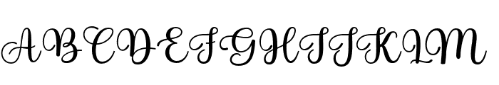 HeySophia Font UPPERCASE