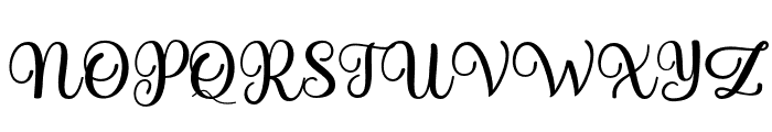 HeySophia Font UPPERCASE