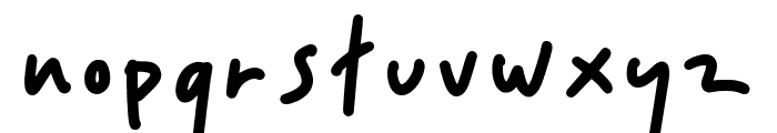HeyTiny-Regular Font LOWERCASE