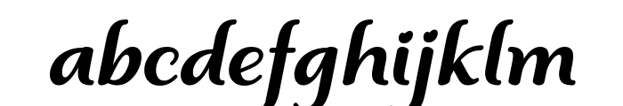 Heya Italic Font LOWERCASE