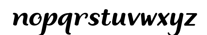 Heya Italic Font LOWERCASE