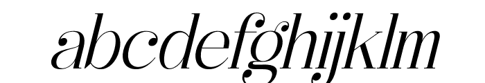 Heyanik Italic Font LOWERCASE