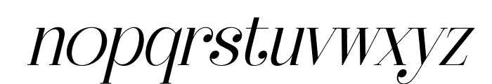 Heyanik Italic Font LOWERCASE