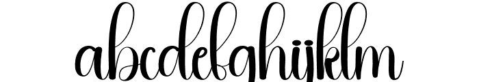 Heycute Font LOWERCASE