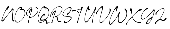 Heynitta-Regular Font UPPERCASE