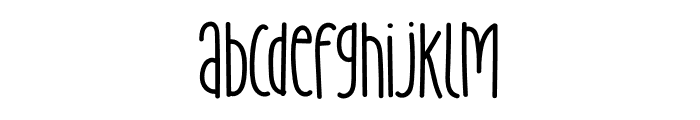 Heyowayo Font LOWERCASE