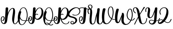 Hi Christmas Font UPPERCASE