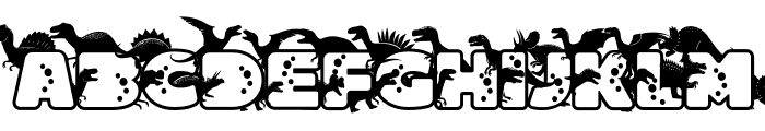 Hi Dino Font UPPERCASE