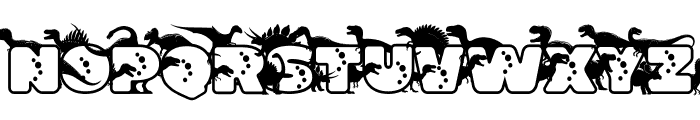 Hi Dino Font UPPERCASE
