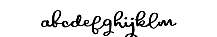 HiGirls Script Font LOWERCASE