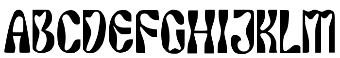 Hiano Display Regular Font UPPERCASE