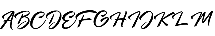 Hiatahe Font UPPERCASE