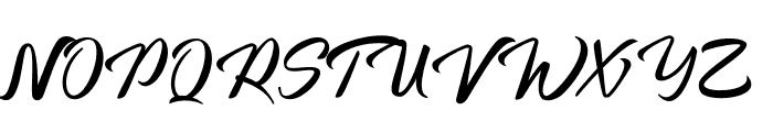 Hiatahe Font UPPERCASE