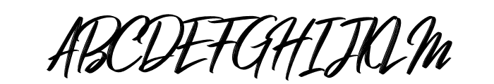 Hibrush Regular Font UPPERCASE