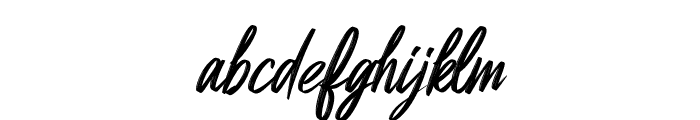 Hibrush Regular Font LOWERCASE