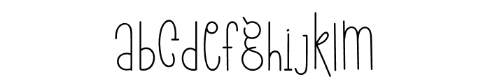 Hickaboy Font LOWERCASE