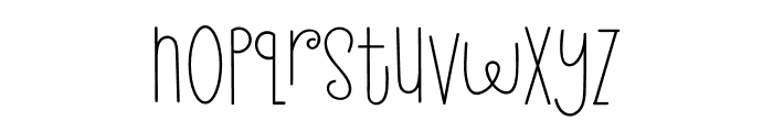 Hickaboy Font LOWERCASE