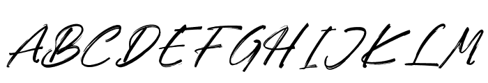 Hickey Italic Font UPPERCASE