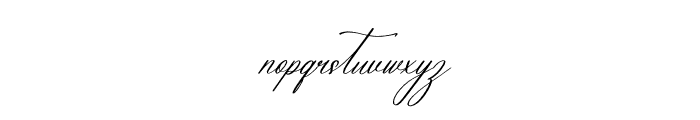 Hidasatie Bastirona Italic Font LOWERCASE