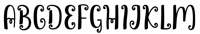 Hidden Magic Font UPPERCASE