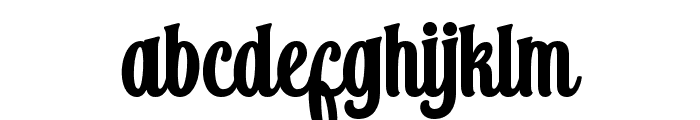 Hidroluke-Regular Font LOWERCASE