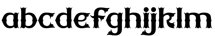 HielsMokedic-Regular Font LOWERCASE