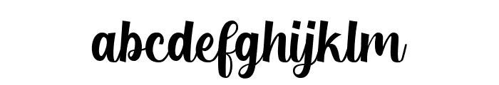 Higenis Font LOWERCASE