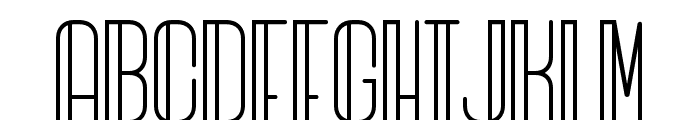 Higest-Regular Font UPPERCASE