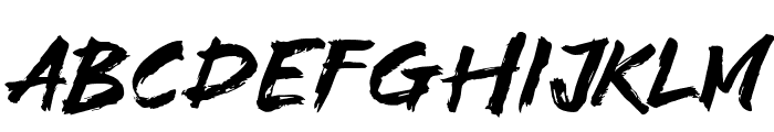 High Fighter Font UPPERCASE