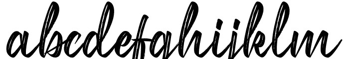 High Hill Font LOWERCASE