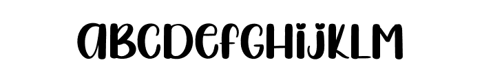 High Jumping Font UPPERCASE