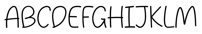 High School Regular Font UPPERCASE