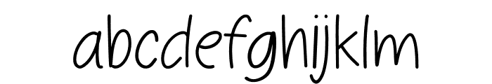 High School Regular Font LOWERCASE