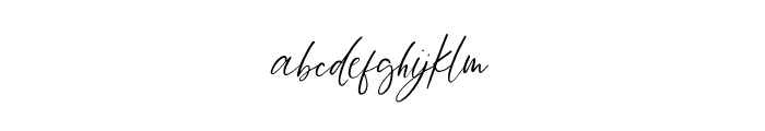 High Street Script Regular Font LOWERCASE