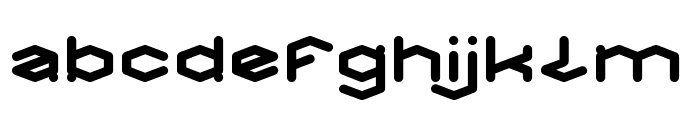 High Tech Font LOWERCASE