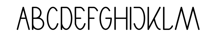 High Thin Light Bold Font UPPERCASE