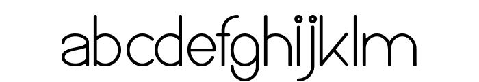 High Thin Light Bold Font LOWERCASE