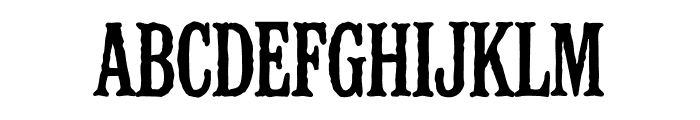 High Trail Font UPPERCASE