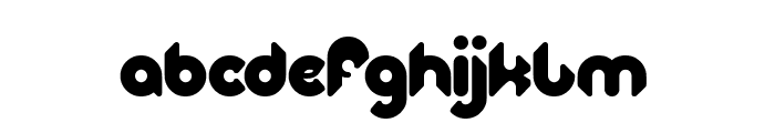 High and Low Bold Font LOWERCASE